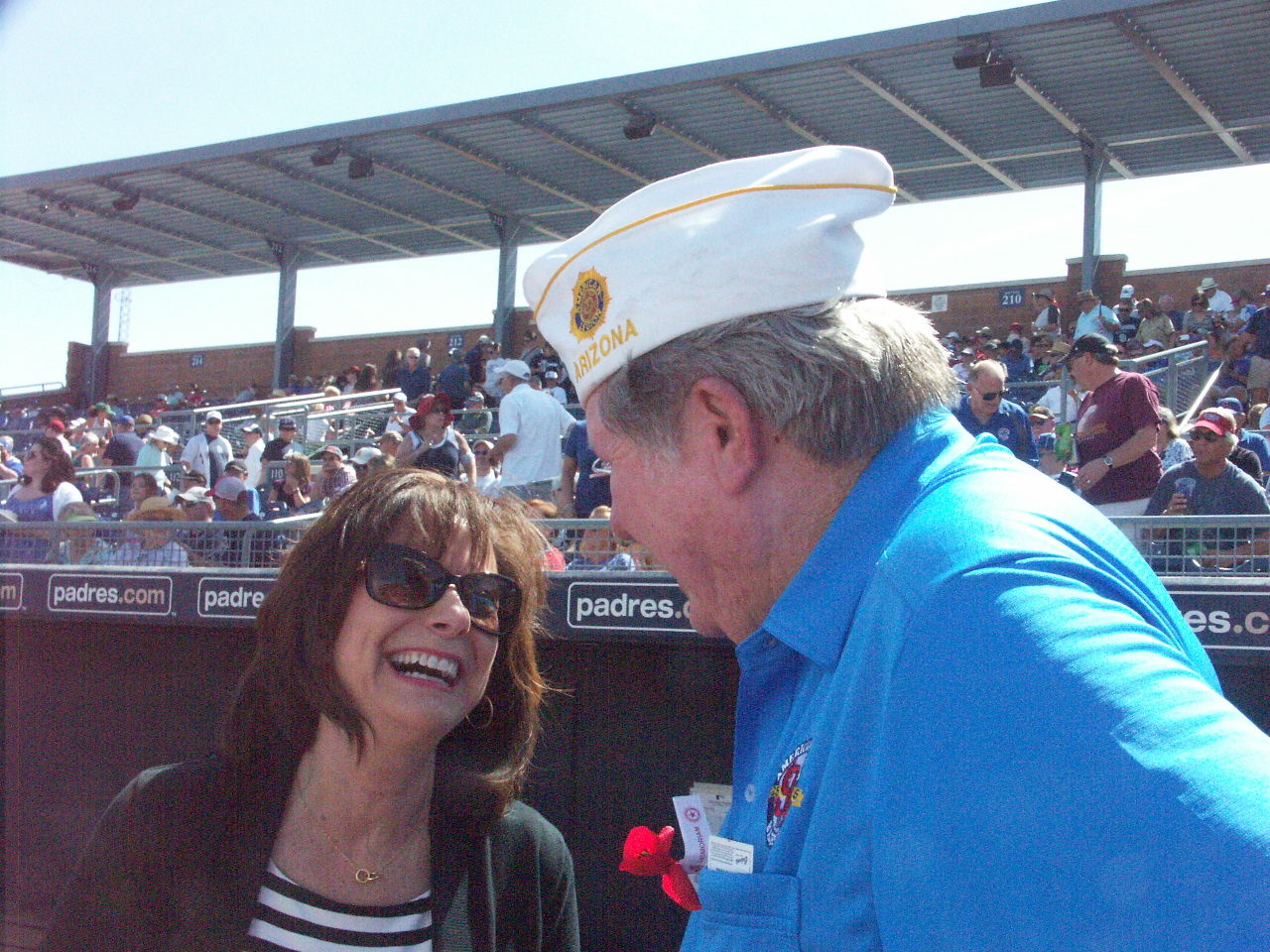 Mayor Carlat and Dept Commander Ellis